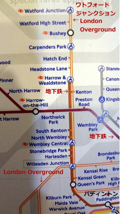 ロンドン地下鉄路線図