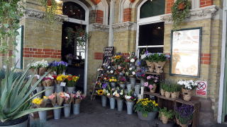 ルイス駅の花屋