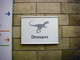 恐竜の部屋案内