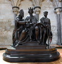 ジョン王のブロンズ像