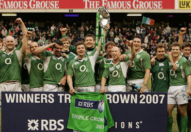 2年連続トリプルｸﾗｳﾝ獲得アイルランドチーム