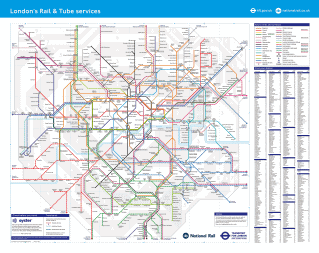 ロンドン地下鉄MAP