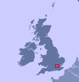 ロンドンの英国に於ける地図