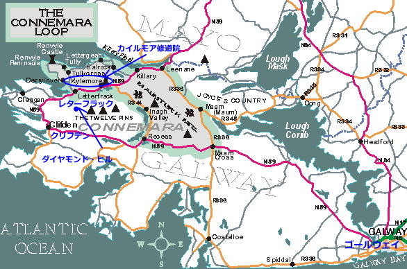 コネマラ国立公園MAP