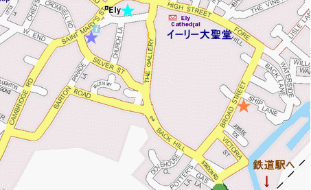 イーリー街の地図