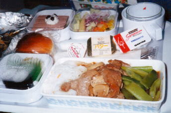 カンタス航空の機内食（普通）