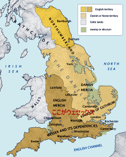 879年頃の英国地図